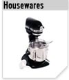 High End Brand Name Returns and Overstock.  Housewares Closeouts.  Coffee Makers, Can Openers, Irons, Toasters, Toaster Ovens, Blenders, Cookware, Glassware, Silverware, Pots & Pans, Small Appliances, and various other household items.