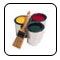 Paint , interior paint , exterior paint , latex paint , oil based paint , epoxy paint . Satin Paint , high gloss paint .